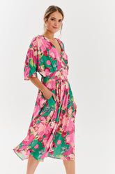 Blushing Mint midi-jurk
